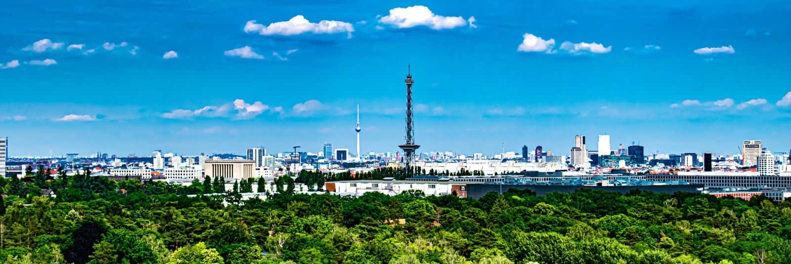 Umzug Berlin Panorama über Berlin